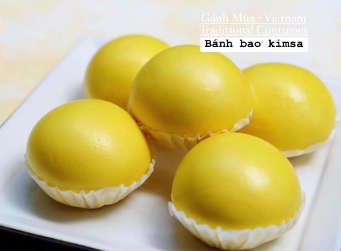 Bánh bao kim sa (6 bánh)