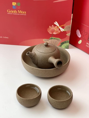 Bộ Ấm chén Hồng sa cao cấp xuất nhật