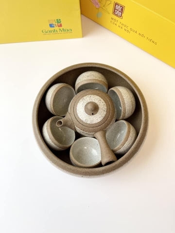 Bộ Ấm chén Hồng sa cao cấp xuất nhật