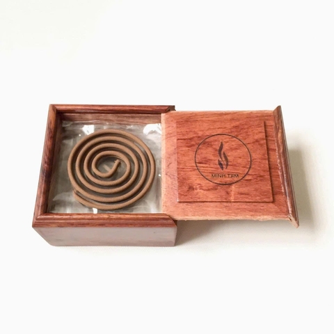 Trầm vòng hộp gỗ hàng C (10 vòng)