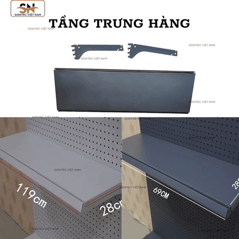 Mâm Tầng Trưng Đồ Gắn Lên Kệ