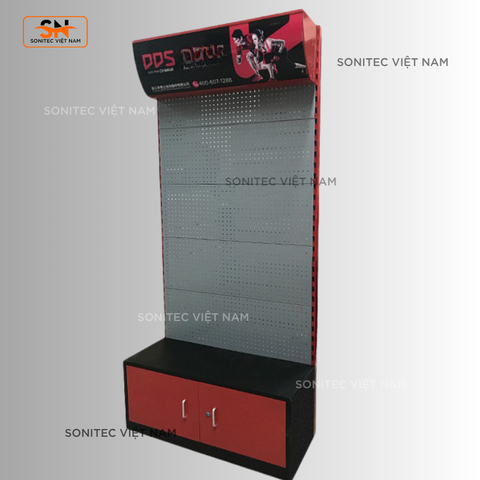 Kệ Tôn Lỗ Trưng Dụng Cụ Có Tủ Phía Dưới – Tiện Lợi, Chắc Chắn, Chuyên Nghiệp