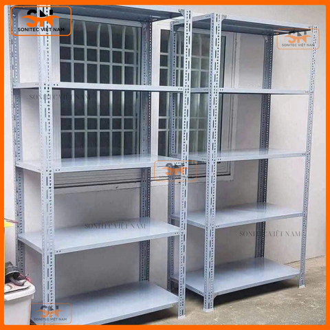 Kệ sắt V lỗ 5 tầng