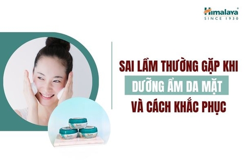 Sai lầm thường gặp khi dưỡng ẩm da mặt và cách khắc phục