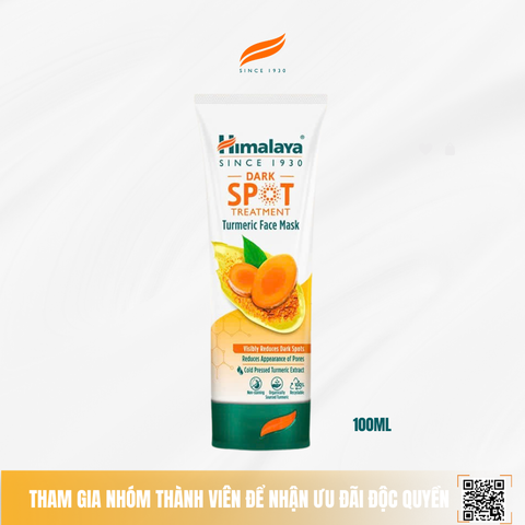 Mặt nạ tinh chất nghệ giảm thâm sáng da Himalaya Dark Spot Treatment Turmeric Face Mask 100ml