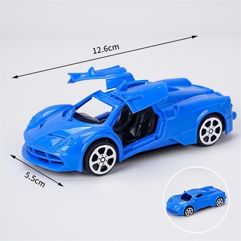 Trang trí siêu xe nhựa Gullwing mở cánh xanh lam