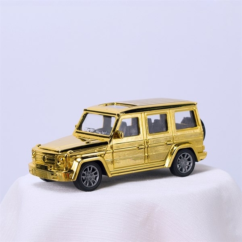 Trang trí xe SUV 7 chỗ vàng bé
