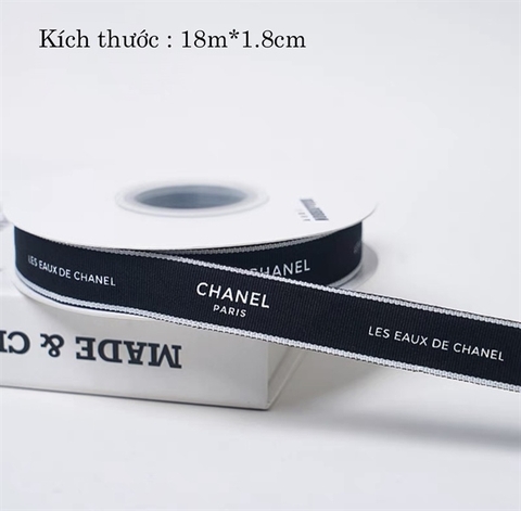 Cuộn ruy băng đen Les Eaux De Chanel