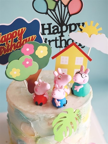 Set que cắm ngôi nhà + cây