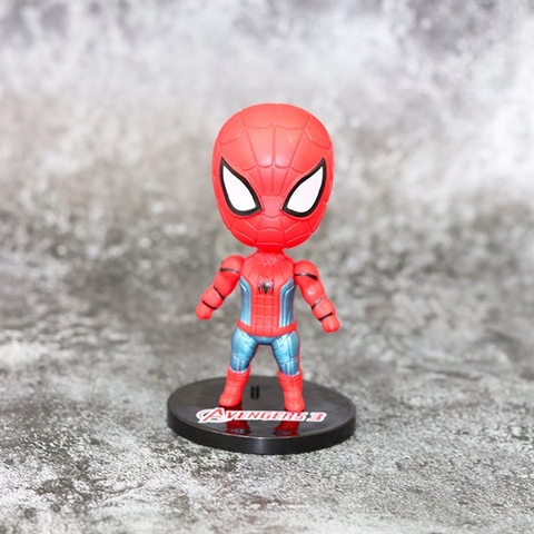 Trang trí Spiderman nhựa Chibih