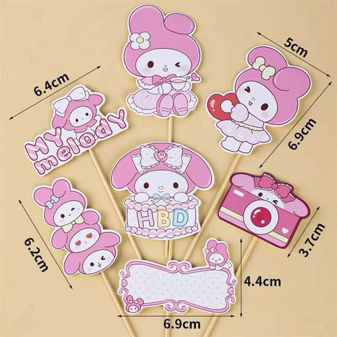 10 set que cắm Melody + HPBD + máy ảnh hồng