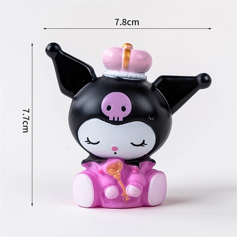 Trang trí công chúa Kuromi đội vương miện