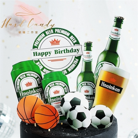 Set que cắm bia Heineken xanh