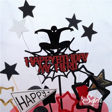 Topper mica HPBD My Hero