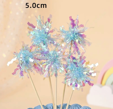 Set 5 que cắm tua rua màu xanh L1