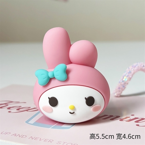 Trang trí silicon hình đầu thú - Thỏ Melody