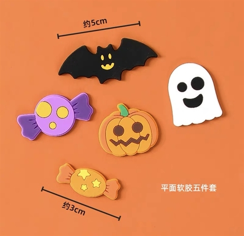 Set 5 phụ kiện silicon trang trí Halloween