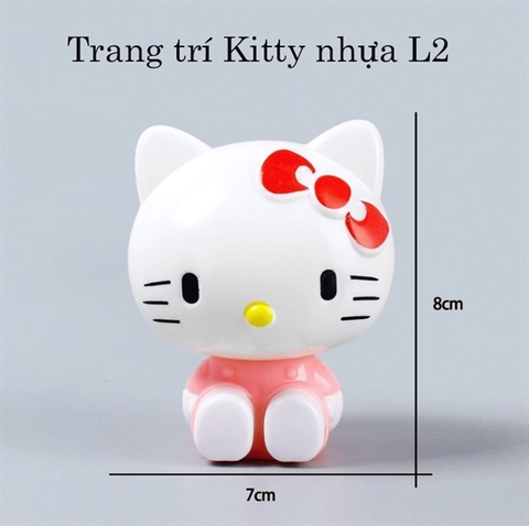 Trang trí mô hình Kitty mẫu mới L2