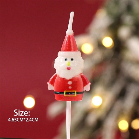 Que cắm nến GS hình ông già Noel