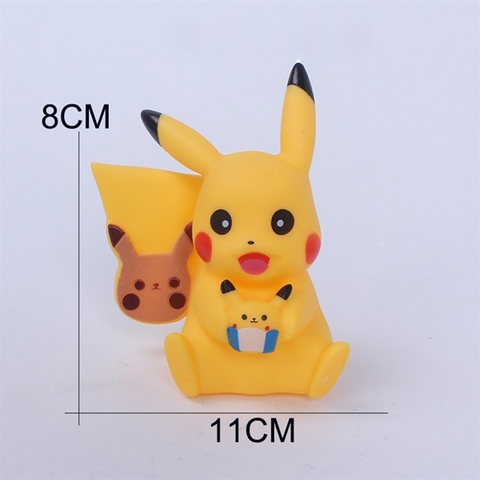 Trang trí Pikachu nhựa mềm
