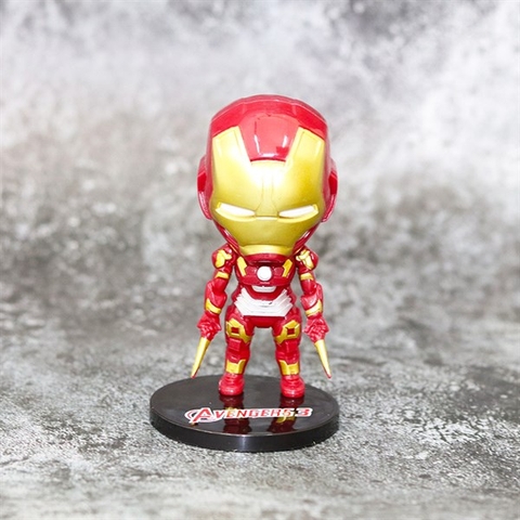 Trang trí Ironman nhựa Chibi