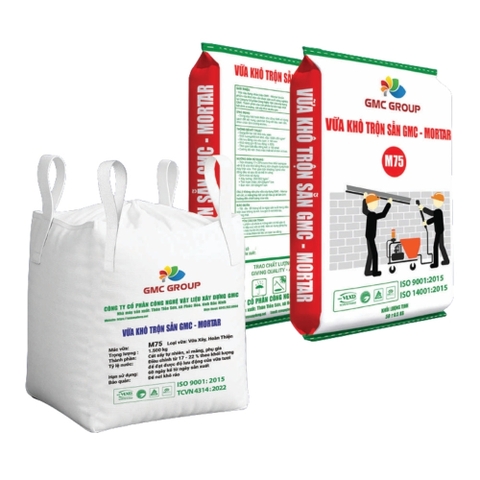 Vữa Khô Trộn Sẵn M75 GMC – Mortar