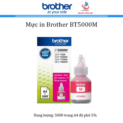 Mực in phun Brother BT5000M