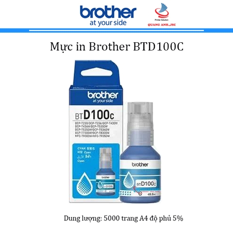 Mực in phun Brother BTD100C