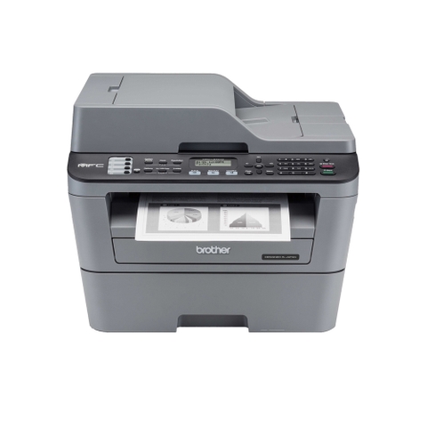 Máy in Laser đen trắng đa năng Brother MFC-L2701D (In 2 mặt, Scan ADF 1 mặt, Copy, A4, USB)
