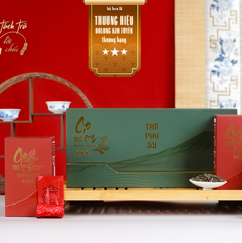 Bộ Trà Lễ Oolong Trà Phú Sỹ 3 Sao Trà Phú Sỹ