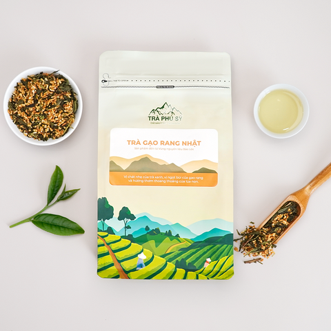 Trà pha chế Gạo Rang