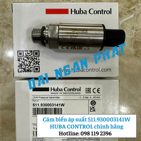 Cảm biến áp suất 511.930003141W HUBA CONTROL chính hãng