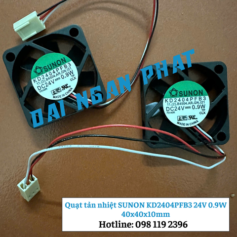 Quạt tản nhiệt SUNON KD2404PFB3 24V 0.9W 40x40x10mm