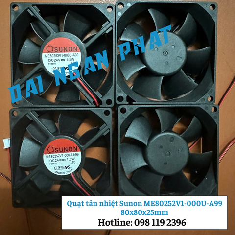 Quạt tản nhiệt Sunon ME80252V1-000U-A99 80x80x25mm