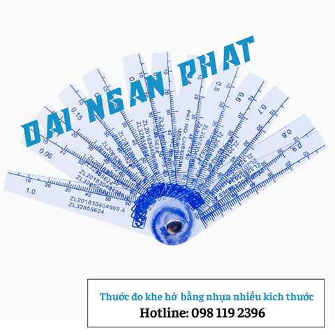 Thước đo khe hở bằng nhựa nhiều kích thước