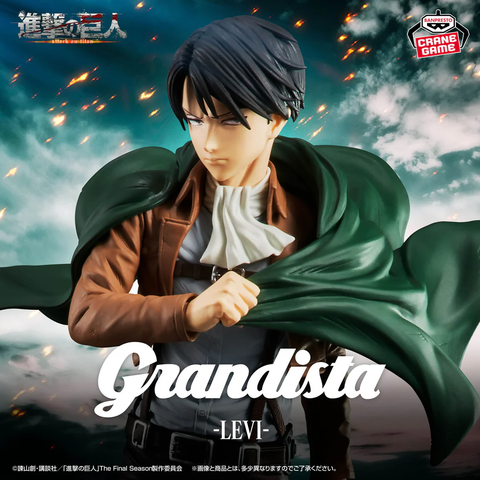 Mô hình Levi Ackerman - Grandista - Attack On Titan Chính hãng Bandai