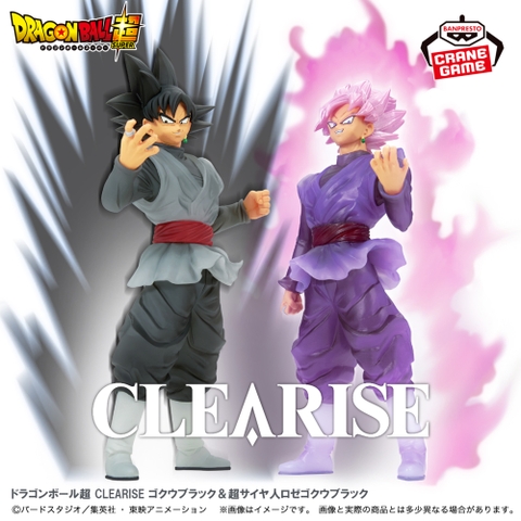 Mô hình Goku Black & SSJ Rose Goku Black - Clearise - Dragon Ball Chính hãng Bandai