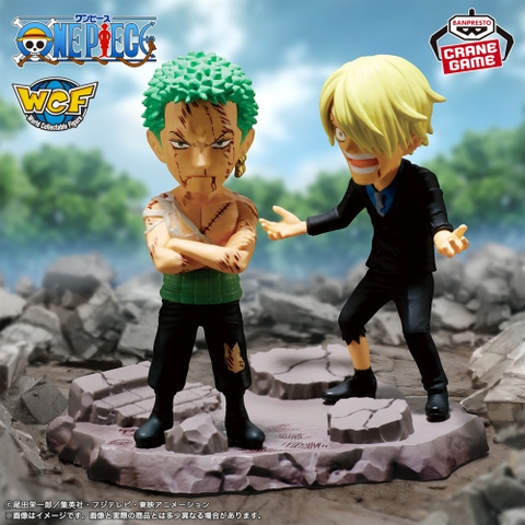 Mô hình Roronoa Zoro & Sanji - WCF Log Stories - OnePiece Chính hãng Bandai
