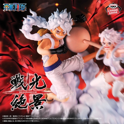 Mô hình Monkey D. Luffy & Jewelry Bonney - SENKOZEKKEI - OnePiece Chính hãng Bandai