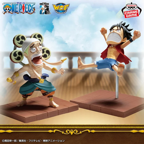 Mô hình Monkey D Luffy & Enel - WCF Log Stories - OnePiece Chính hãng Bandai