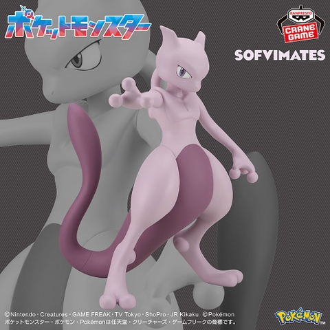 Mô hình Mewtwo - Sofvimates - Pokemon Chính hãng Bandai