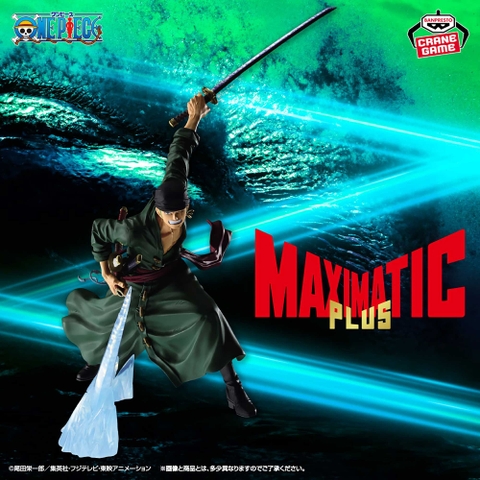 Mô hình Roronoa Zoro - Maximatic Plus - One Piece Chính hãng Bandai