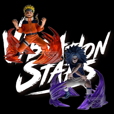 Mô hình Uzumaki Naruto & Uchiha Sasuke - NARUTO 72 series Vibration Stars - Naruto Chính hãng Bandai
