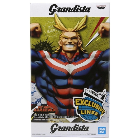Mô hình All Might (Exclusive Line) - Grandista - My Hero Academia Chính hãng Bandai