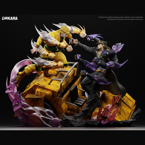 Mô hình Jotaro Kujo vs Dio Brando - JoJo's Bizarre Adventure - CHIKARA Studio