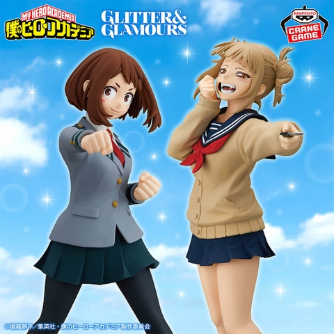 Mô hình Ochaco Uraraka & Himiko Toga - Glitter&Glamours - My Hero Academia Chính hãng Bandai