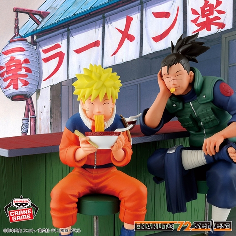 Mô hình Uzumaki Naruto & Iruka Umino - NARUTO 72 series - Naruto Chính hãng Bandai