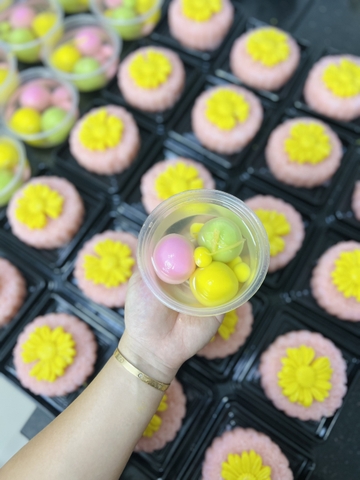 Chè Trôi Nước Phối Màu Hồng Xanh Vàng