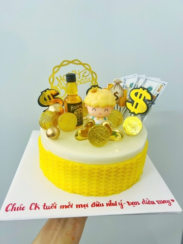 Rau Câu Sinh Nhật Nam - Chủ Đề tiền tài