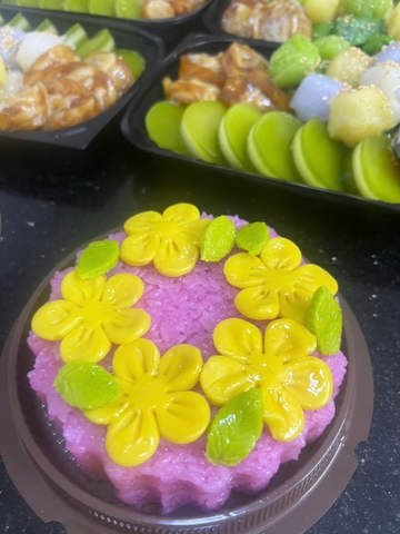 Xôi sắc màu - Tím Nhạt Hoa Mai